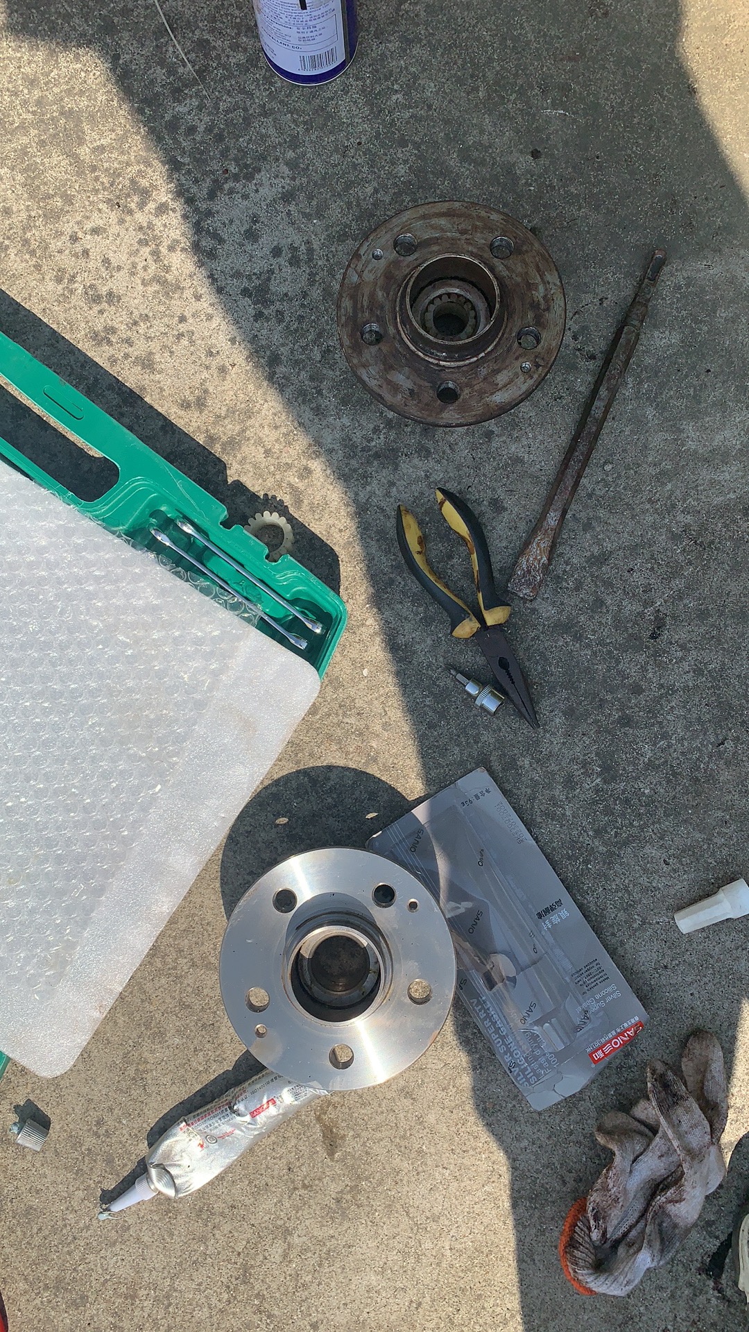 [补档]更换左右后轮轴承总成-荣威350