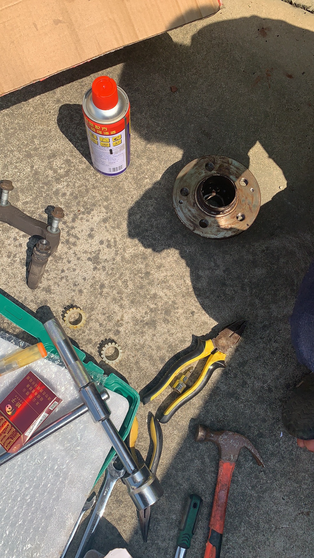 [补档]更换左右后轮轴承总成-荣威350