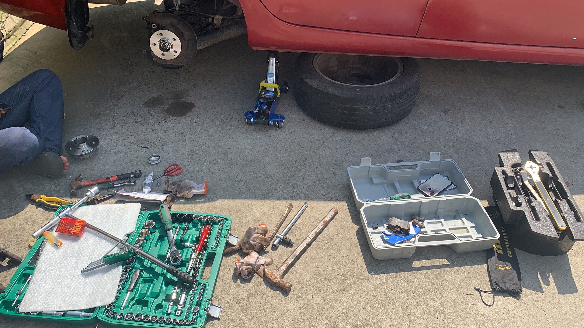 [补档]更换左右后轮轴承总成-荣威350