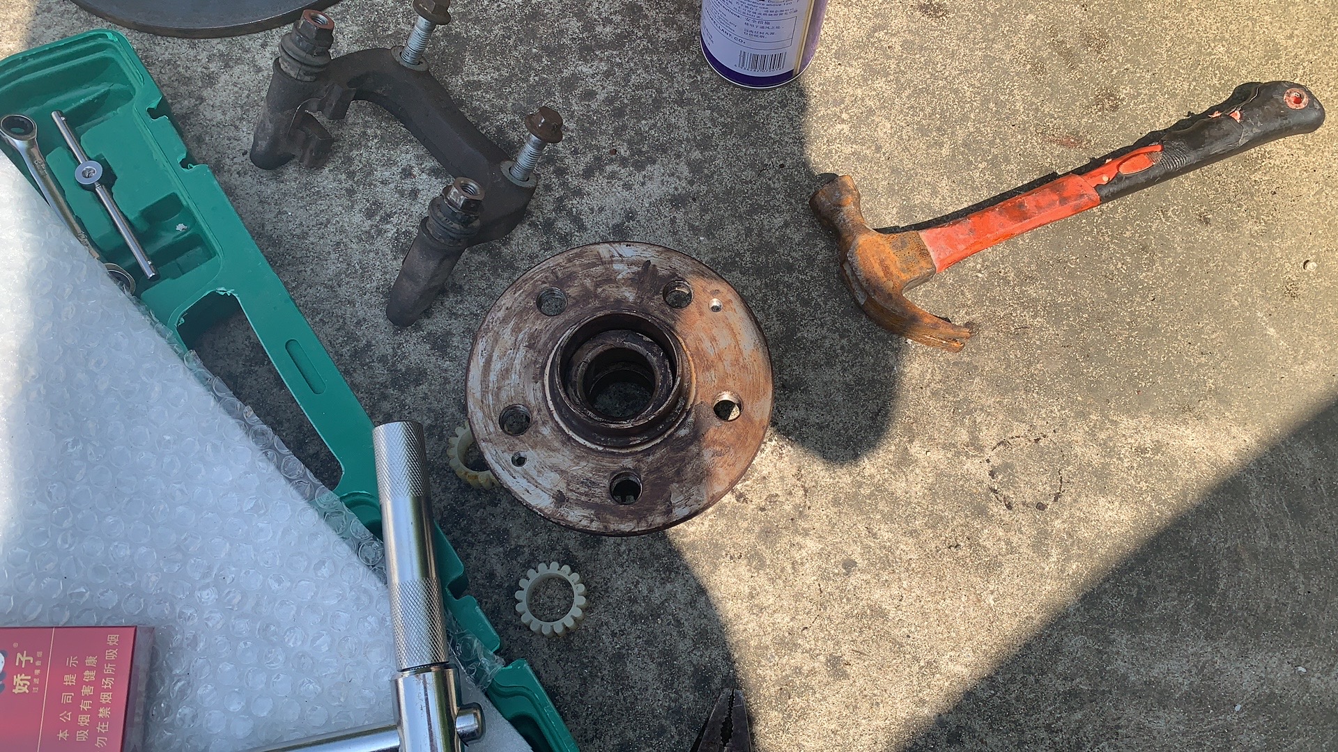 [补档]更换左右后轮轴承总成-荣威350