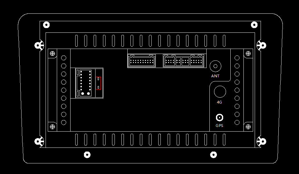 鼎微TS7-CAD等比例尺寸图