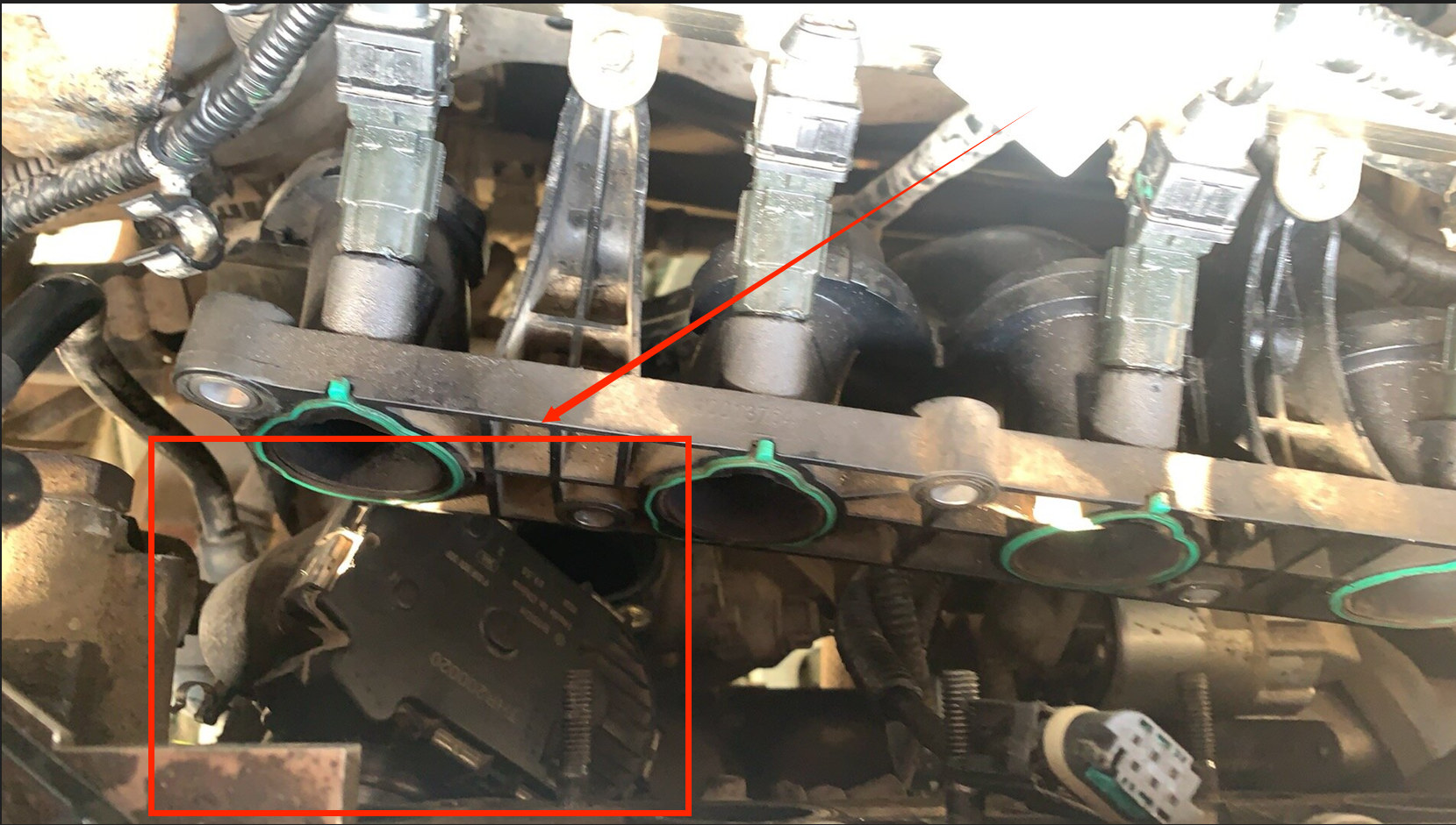 荣威350拆洗节气门